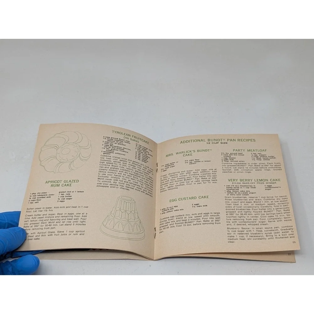 Nordic‎ Ware Unusual Old World & American Recipes Booklet 1970s Cookbook Dessert